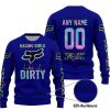 RACING GIRLS LIKE IT DIRTY - FOX RACING - NAVY V1 - SWEATER UGLY