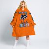 RACING GIRLS LIKE IT DIRTY - FOX RACING - ORANGE V1 - OODIE BLANKET HOODIE