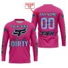 RACING GIRLS LIKE IT DIRTY - FOX RACING - PINK 1 V1 - JERSEY