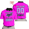 RACING GIRLS LIKE IT DIRTY - FOX RACING - PINK V1 - POLO SHIRT