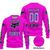 RACING GIRLS LIKE IT DIRTY - FOX RACING - PINK V1 - SWEATER UGLY