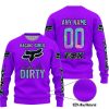 RACING GIRLS LIKE IT DIRTY - FOX RACING - PURPLE V1 - SWEATER UGLY