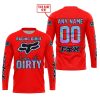 RACING GIRLS LIKE IT DIRTY - FOX RACING - RED V1 - JERSEY