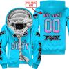 RACING GIRLS LIKE IT DIRTY - FOX RACING - SKY BLUE V1 - FLEECE ZIP HOODIE