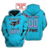 RACING GIRLS LIKE IT DIRTY - FOX RACING - SKY BLUE V1