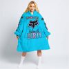 RACING GIRLS LIKE IT DIRTY - FOX RACING - SKY BLUE V1 - OODIE BLANKET HOODIE