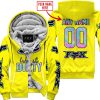 RACING GIRLS LIKE IT DIRTY - FOX RACING - YELLOW V1 - FLEECE ZIP HOODIE