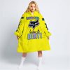 RACING GIRLS LIKE IT DIRTY - FOX RACING - YELLOW V1 - OODIE BLANKET HOODIE