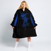 WHAT THE FOX – LIMITED EDITION – YAMAHA - BLACK BLUE - OODIE BLANKET HOODIE