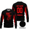 WHAT THE FOX – LIMITED EDITION – YAMAHA - BLACK RED - SWEATER UGLY