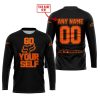 GO FOX YOUR SELF – LIMITED EDITION – ALPINESTARS - BLACK ORANGE - JERSEY