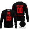 GO FOX YOUR SELF – LIMITED EDITION – ALPINESTARS - BLACK RED - SWEATER UGLY