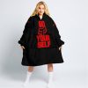 GO FOX YOUR SELF – LIMITED EDITION – ALPINESTARS - BLACK RED - OODIE BLANKET HOODIE