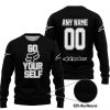 GO FOX YOUR SELF – LIMITED EDITION – ALPINESTARS - BLACK WHITE - SWEATER UGLY