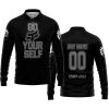 GO FOX YOUR SELF – LIMITED EDITION – CAN AM - BLACK GREY - LONG SLEEVE POLO SHIRT
