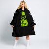 GO FOX YOUR SELF – LIMITED EDITION – CAN AM - BLACK NEON - OODIE BLANKET HOODIE