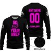 GO FOX YOUR SELF – LIMITED EDITION – CAN AM - BLACK PINK - SWEATER UGLY