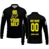 GO FOX YOUR SELF – LIMITED EDITION – CAN AM - BLACK YELLOW - LONG SLEEVE POLO SHIRT
