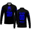 GO FOX YOUR SELF – LIMITED EDITION – FLY RACING - BLACK BLUE - LONG SLEEVE POLO SHIRT