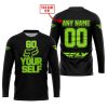 GO FOX YOUR SELF – LIMITED EDITION – FLY RACING - BLACK GREEN 1 - JERSEY