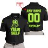 GO FOX YOUR SELF – LIMITED EDITION – FLY RACING - BLACK GREEN 1 - POLO SHIRT