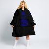 GO FOX YOUR SELF – LIMITED EDITION – FLY RACING - BLACK NAVY - OODIE BLANKET HOODIE