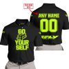 GO FOX YOUR SELF – LIMITED EDITION – FLY RACING - BLACK NEON - POLO SHIRT