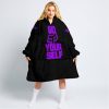 GO FOX YOUR SELF – LIMITED EDITION – FLY RACING - BLACK PURPLE - OODIE BLANKET HOODIE