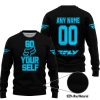 GO FOX YOUR SELF – LIMITED EDITION – FLY RACING - BLACK SKY BLUE - SWEATER UGLY