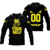 GO FOX YOUR SELF – LIMITED EDITION – FLY RACING - BLACK YELLOW