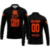 GO FOX YOUR SELF – LIMITED EDITION – FXR - BLACK ORANGE - LONG SLEEVE POLO SHIRT