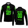 GO FOX YOUR SELF – LIMITED EDITION – HUSQVARNA - BLACK GREEN - LONG SLEEVE POLO SHIRT