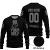 GO FOX YOUR SELF – LIMITED EDITION – HUSQVARNA - BLACK GREY - SWEATER UGLY