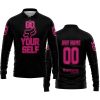 GO FOX YOUR SELF – LIMITED EDITION – HUSQVARNA - BLACK PINK 1 - LONG SLEEVE POLO SHIRT