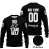 GO FOX YOUR SELF – LIMITED EDITION – HUSQVARNA - BLACK WHITE - SWEATER UGLY