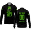 GO FOX YOUR SELF – LIMITED EDITION – KAWASAKI - BLACK GREEN - LONG SLEEVE POLO SHIRT