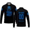 GO FOX YOUR SELF – LIMITED EDITION – POLARIS - BLACK BLUE - LONG SLEEVE POLO SHIRT