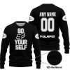GO FOX YOUR SELF – LIMITED EDITION – POLARIS - BLACK WHITE - SWEATER UGLY