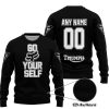 GO FOX YOUR SELF – LIMITED EDITION – TRIUMPH - BLACK WHITE - SWEATER UGLY
