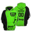 Limited Edition - Custom Name Jeep - Black Green
