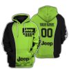 Limited Edition - Custom Name Jeep - Black Green 1