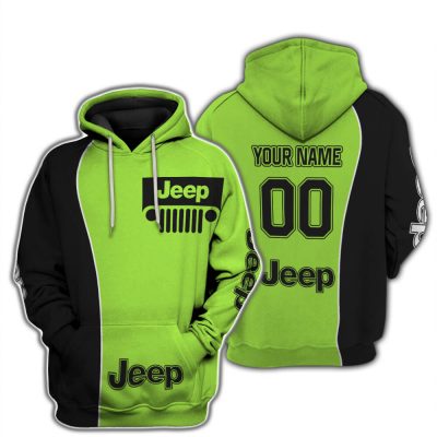 Limited Edition - Custom Name Jeep - Black Green 1