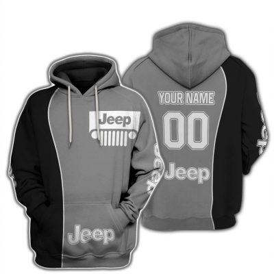 Limited Edition - Custom Name Jeep - Black Grey