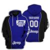 Limited Edition - Custom Name Jeep - Black Navy