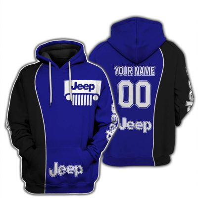 Limited Edition - Custom Name Jeep - Black Navy
