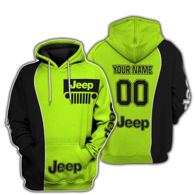 Limited Edition - Custom Name Jeep - Black Neon