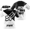 JUST GONNA SEND IT - 3D ALL OVER PRINTED - FOX RACING - BLACK - T-SHIRT