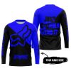 JUST GONNA SEND IT - 3D ALL OVER PRINTED - FOX RACING - BLUE - JERSEY