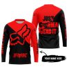 JUST GONNA SEND IT - 3D ALL OVER PRINTED - FOX RACING - RED - JERSEY
