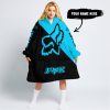 JUST GONNA SEND IT - 3D ALL OVER PRINTED - FOX RACING - SKY BLUE - OODIE BLANKET HOODIE